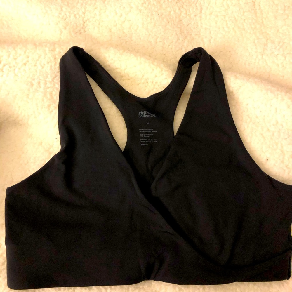 Girlfriend collective May crossover nursing bra
